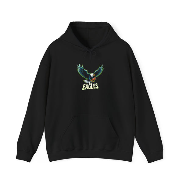 Eagles Vintage Flying Eagle Hoodie — Retro Sports Team Sweatshirt