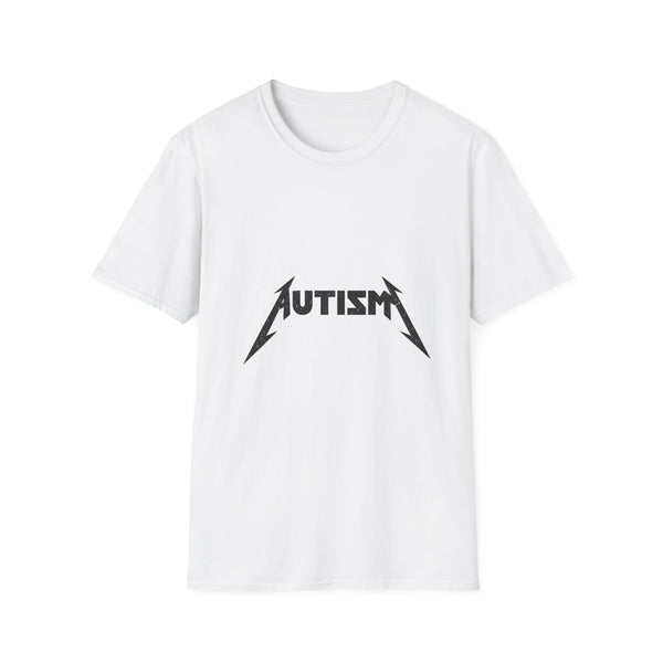 Autism Awareness Tee — Rock-Style 'AUTISM' Graphic T-Shirt
