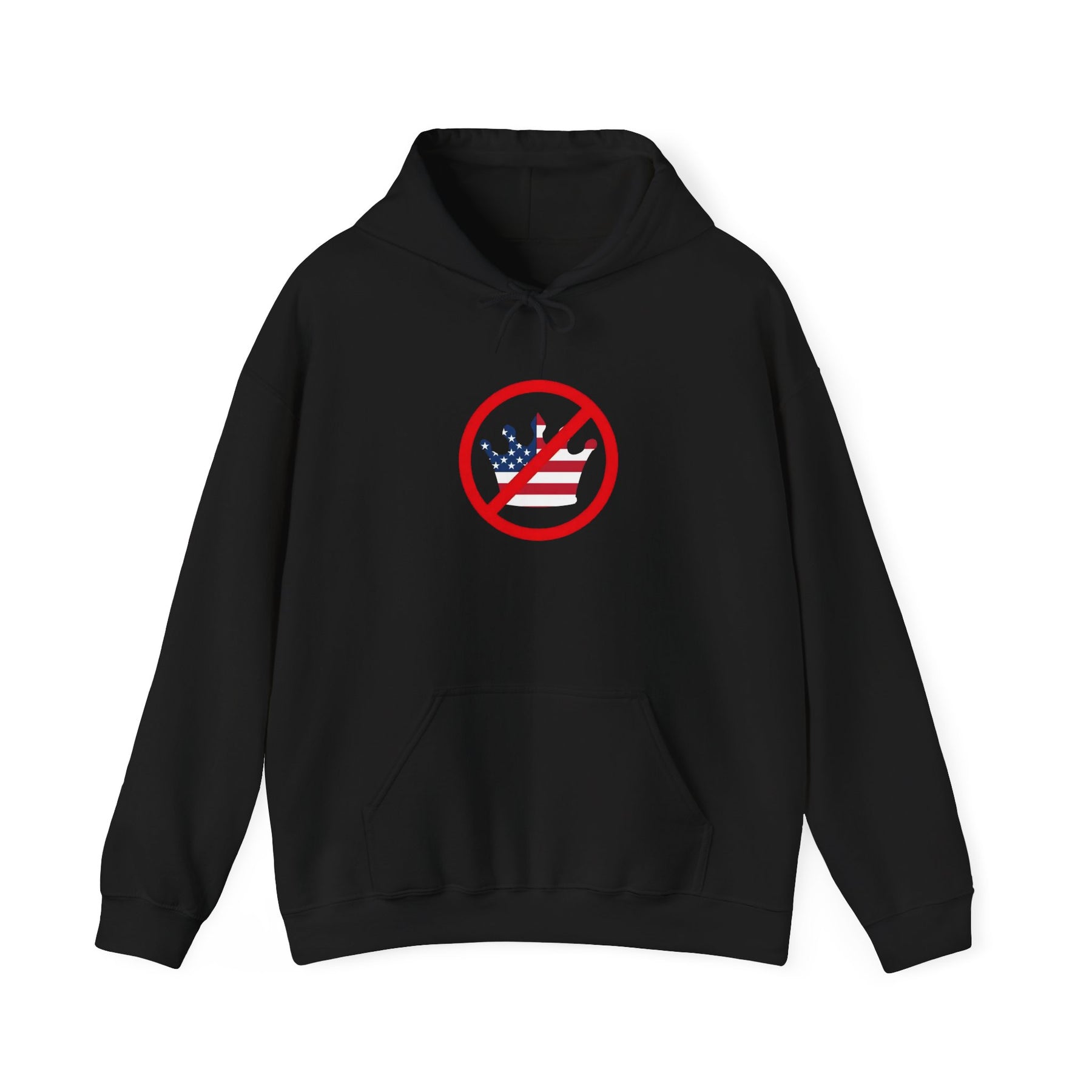 Anti-Flag Hoodie — No American Flag Symbol Graphic Pullover