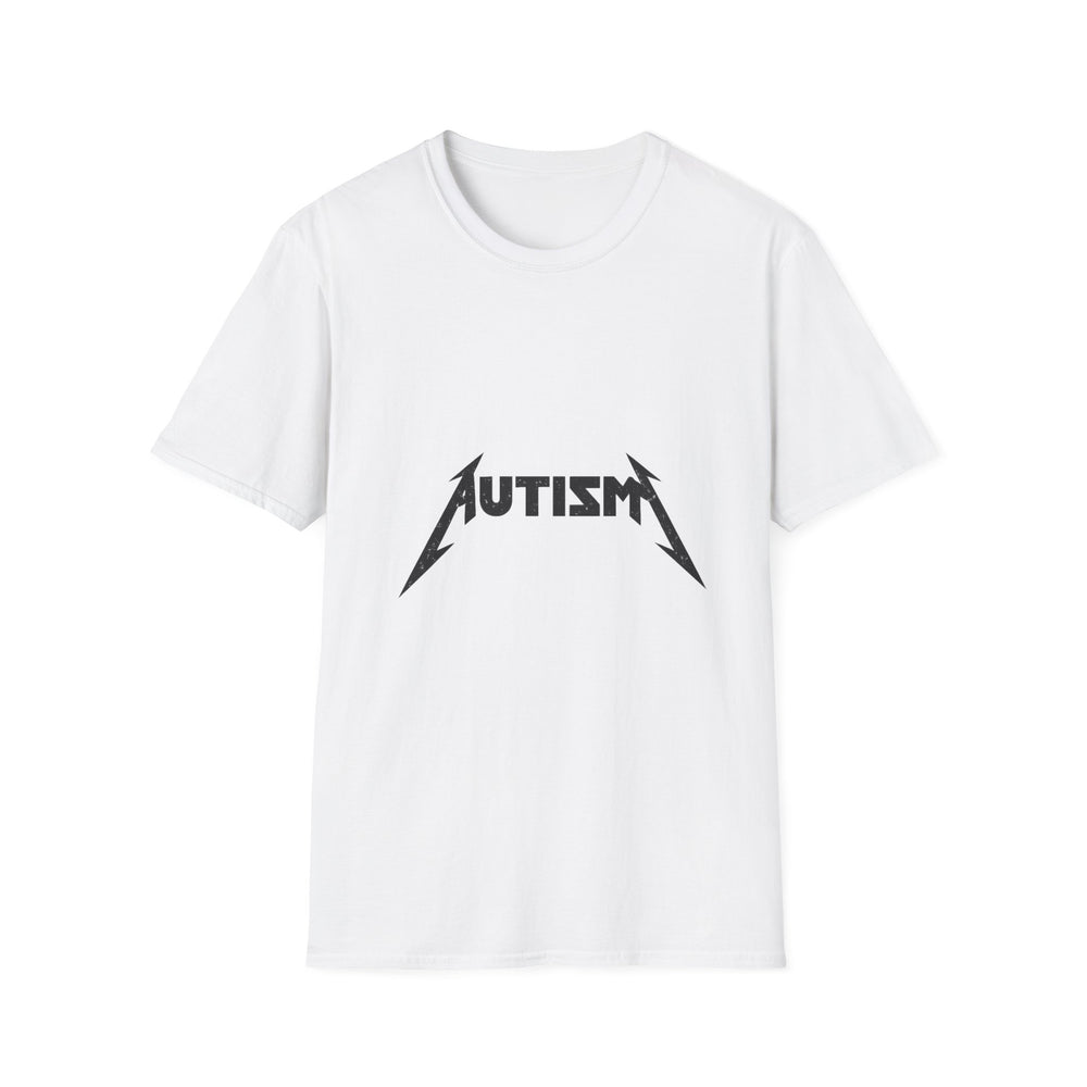 Autism Awareness Tee — Rock-Style 'AUTISM' Graphic T-Shirt