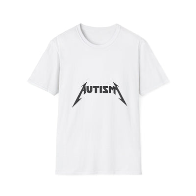 Autism Awareness Tee — Rock-Style 'AUTISM' Graphic T-Shirt