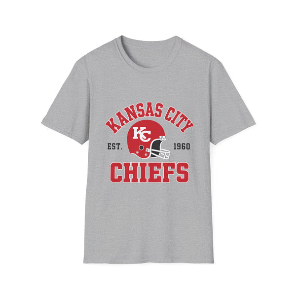 Kansas City Chiefs Helmet Vintage T-Shirt