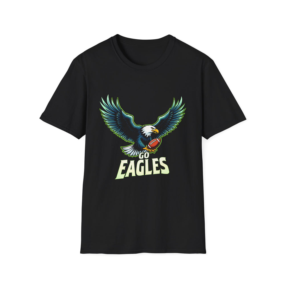 Eagle Graphic T-Shirt — 'Go Eagles' Patriotic Sports Tee