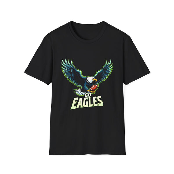 Eagle Graphic T-Shirt — 'Go Eagles' Patriotic Sports Tee
