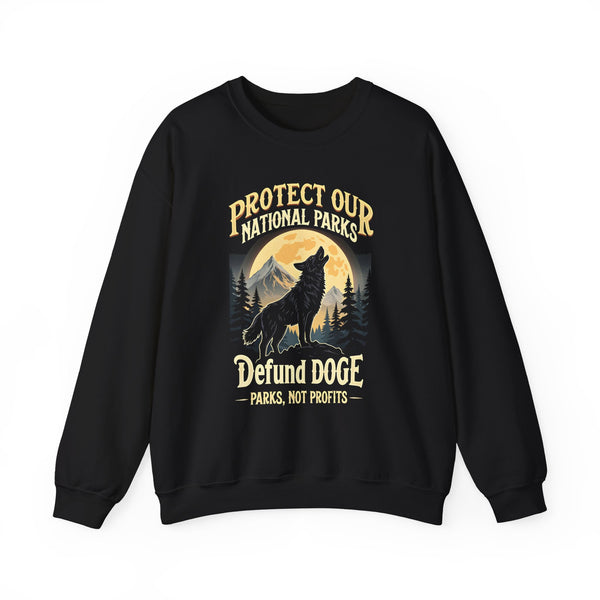 Protect Our National Parks "Defund DOGE" Crewneck Sweatshirt