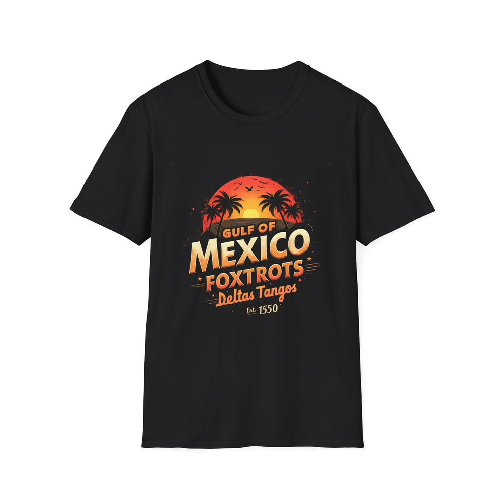 Gulf of Mexico Sunset T-Shirt — Tropical Palm Beach Vacation Tee