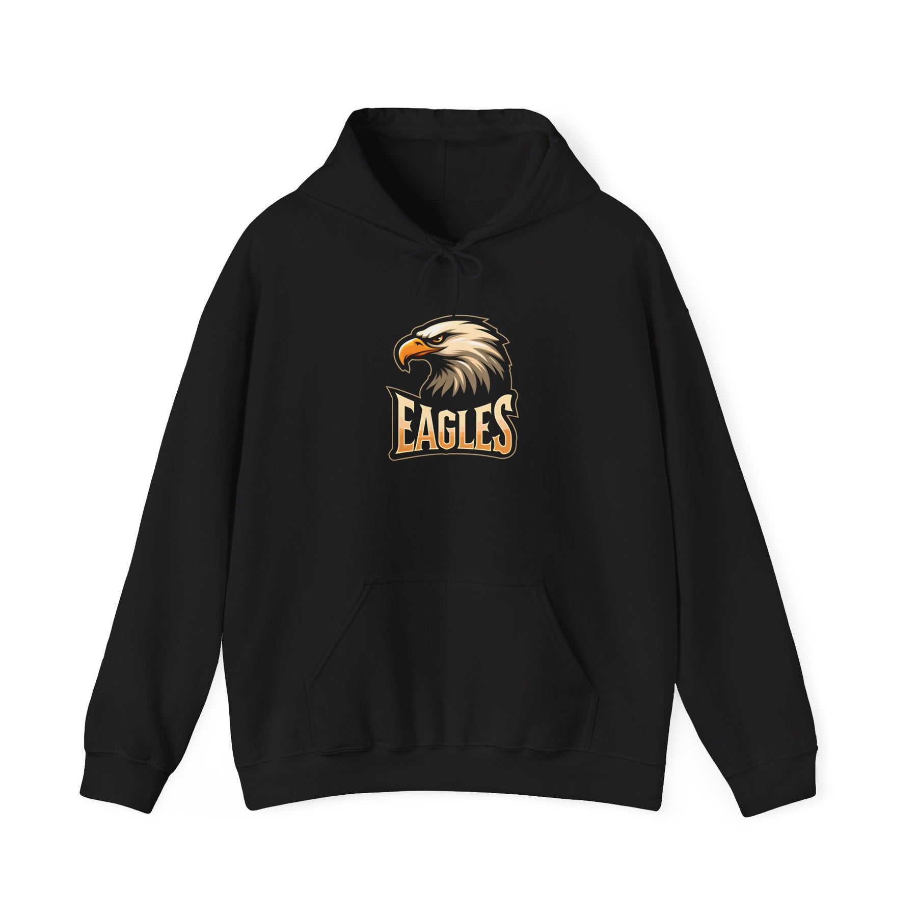 Eagles Mascot Hoodie – Bold Eagle Head Graphic Pullover