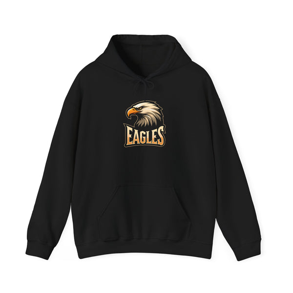 Eagles Mascot Hoodie – Bold Eagle Head Graphic Pullover